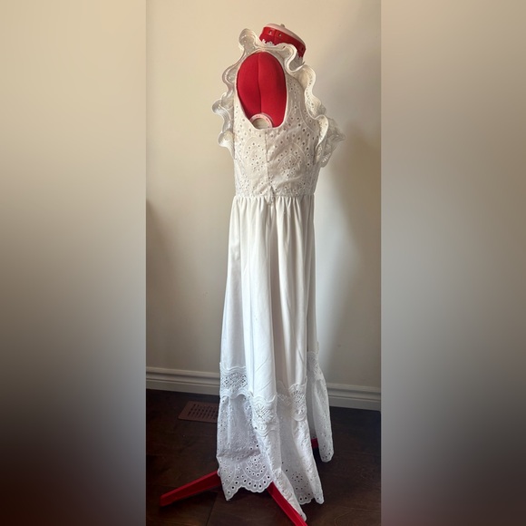 MJ-002 Simplee white Dress size S - Picture 3 of 10